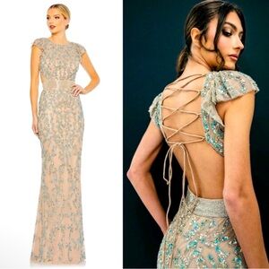 Formal wedding guest prom gown dress